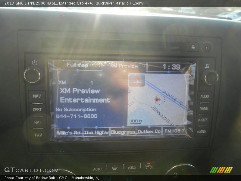 Quicksilver Metallic / Ebony 2013 GMC Sierra 2500HD SLE Extended Cab 4x4