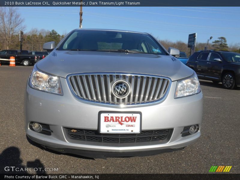 Quicksilver Metallic / Dark Titanium/Light Titanium 2010 Buick LaCrosse CXL