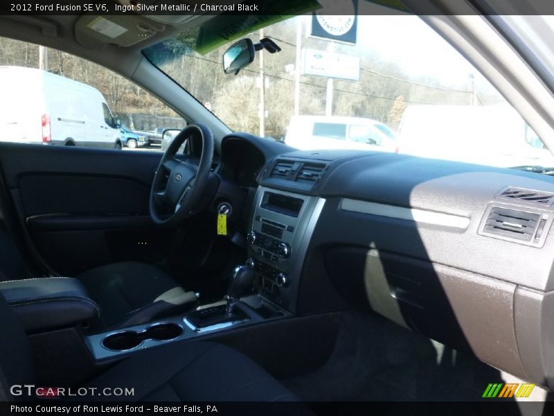 Ingot Silver Metallic / Charcoal Black 2012 Ford Fusion SE V6