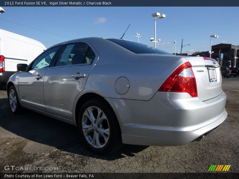 Ingot Silver Metallic / Charcoal Black 2012 Ford Fusion SE V6