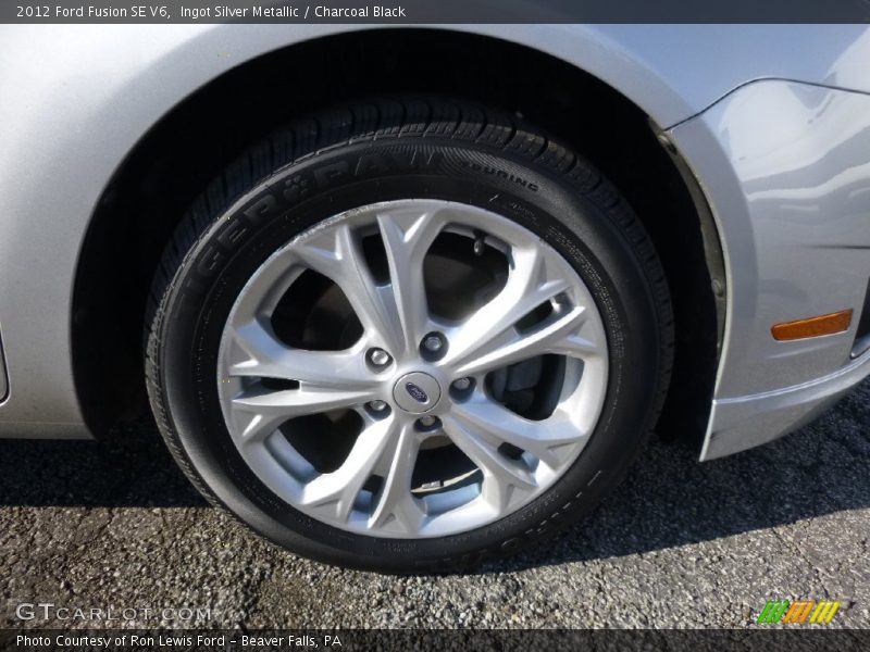 Ingot Silver Metallic / Charcoal Black 2012 Ford Fusion SE V6