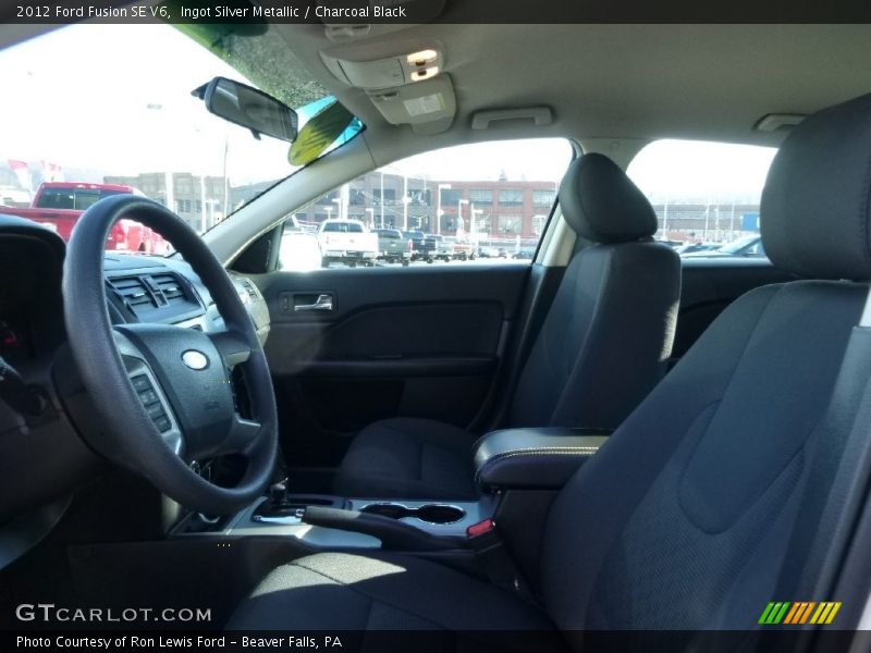 Ingot Silver Metallic / Charcoal Black 2012 Ford Fusion SE V6