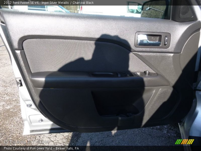 Ingot Silver Metallic / Charcoal Black 2012 Ford Fusion SE V6