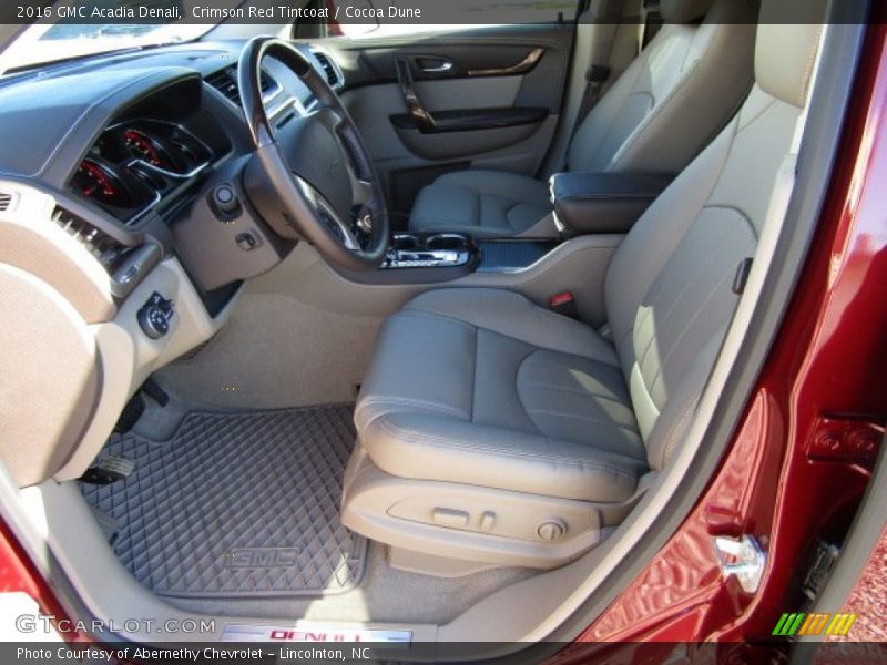 Crimson Red Tintcoat / Cocoa Dune 2016 GMC Acadia Denali