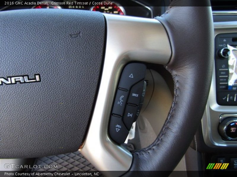 Crimson Red Tintcoat / Cocoa Dune 2016 GMC Acadia Denali