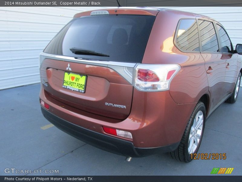 Copper Metallic / Black 2014 Mitsubishi Outlander SE