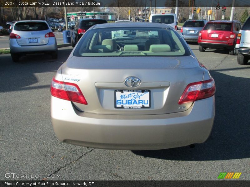 Desert Sand Mica / Bisque 2007 Toyota Camry XLE