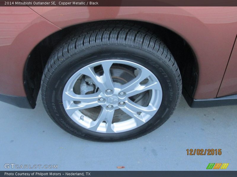 Copper Metallic / Black 2014 Mitsubishi Outlander SE