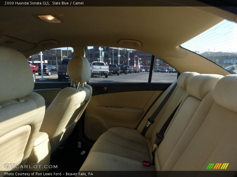 Slate Blue / Camel 2009 Hyundai Sonata GLS
