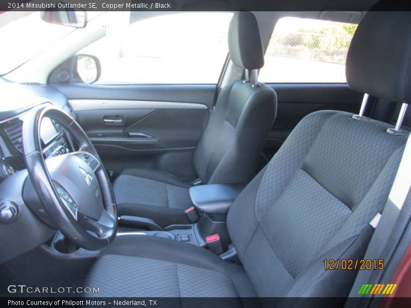Copper Metallic / Black 2014 Mitsubishi Outlander SE