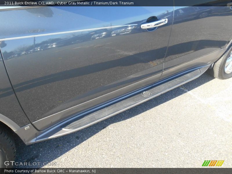 Cyber Gray Metallic / Titanium/Dark Titanium 2011 Buick Enclave CXL AWD