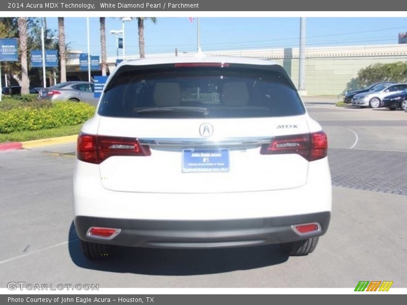 White Diamond Pearl / Parchment 2014 Acura MDX Technology