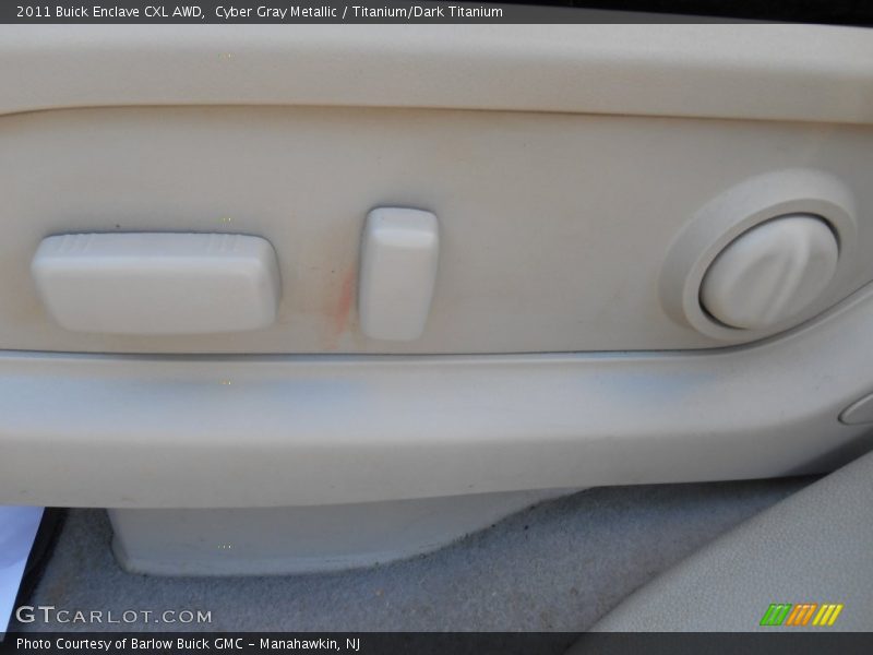 Cyber Gray Metallic / Titanium/Dark Titanium 2011 Buick Enclave CXL AWD
