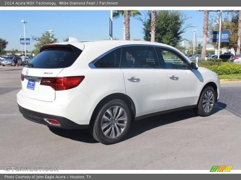 White Diamond Pearl / Parchment 2014 Acura MDX Technology