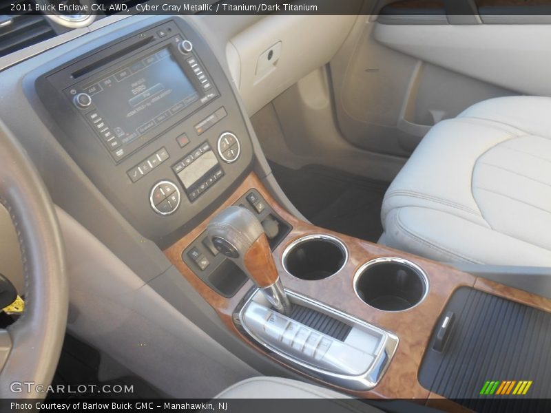 Cyber Gray Metallic / Titanium/Dark Titanium 2011 Buick Enclave CXL AWD
