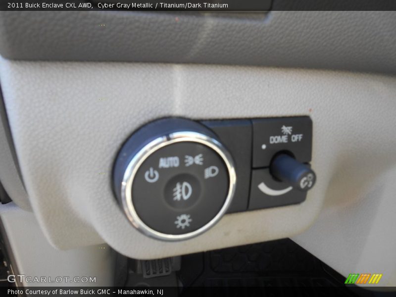 Cyber Gray Metallic / Titanium/Dark Titanium 2011 Buick Enclave CXL AWD