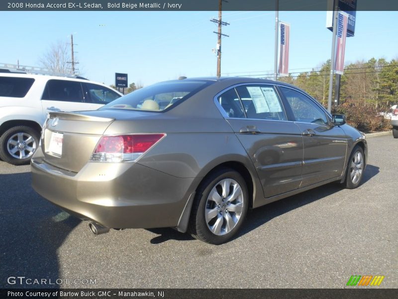 Bold Beige Metallic / Ivory 2008 Honda Accord EX-L Sedan