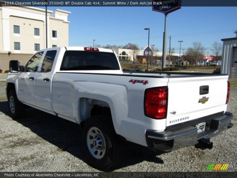 Summit White / Dark Ash/Jet Black 2016 Chevrolet Silverado 3500HD WT Double Cab 4x4