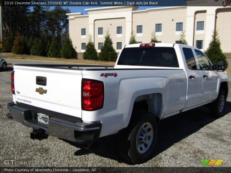Summit White / Dark Ash/Jet Black 2016 Chevrolet Silverado 3500HD WT Double Cab 4x4