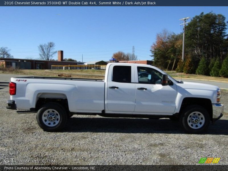 Summit White / Dark Ash/Jet Black 2016 Chevrolet Silverado 3500HD WT Double Cab 4x4