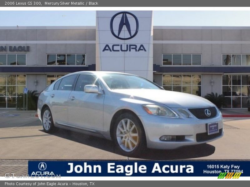 Mercury Silver Metallic / Black 2006 Lexus GS 300