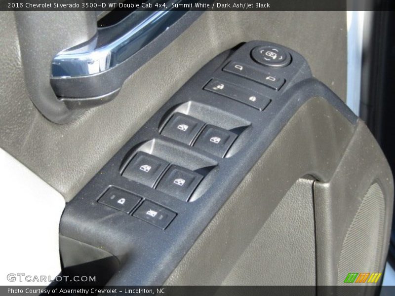 Summit White / Dark Ash/Jet Black 2016 Chevrolet Silverado 3500HD WT Double Cab 4x4