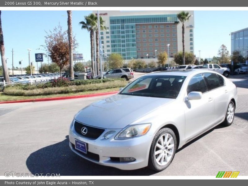 Mercury Silver Metallic / Black 2006 Lexus GS 300