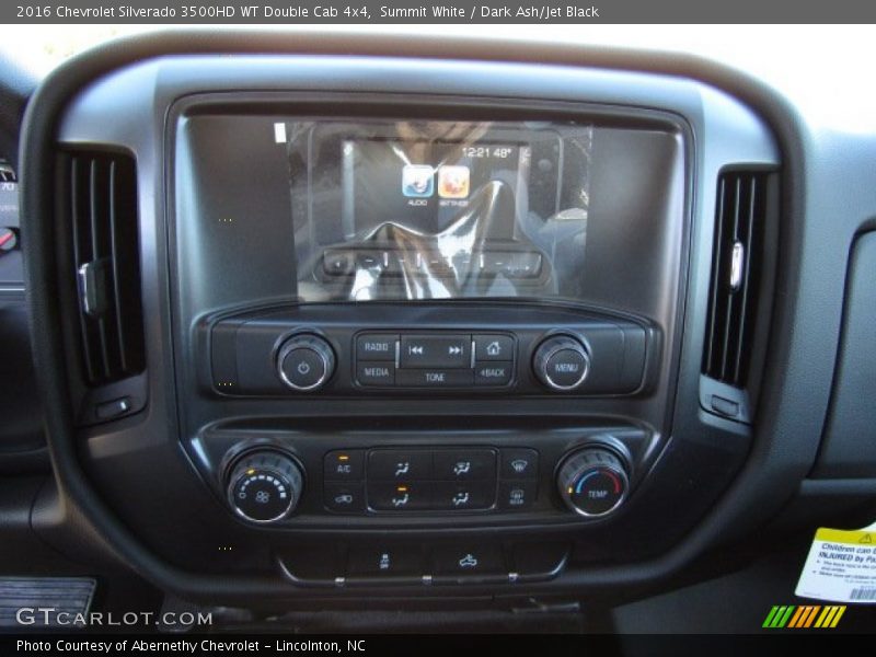 Summit White / Dark Ash/Jet Black 2016 Chevrolet Silverado 3500HD WT Double Cab 4x4