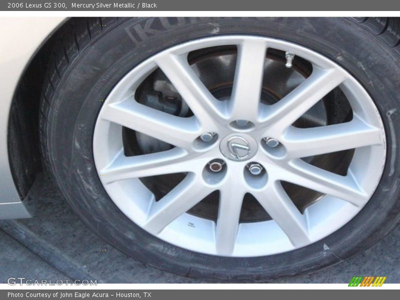 Mercury Silver Metallic / Black 2006 Lexus GS 300