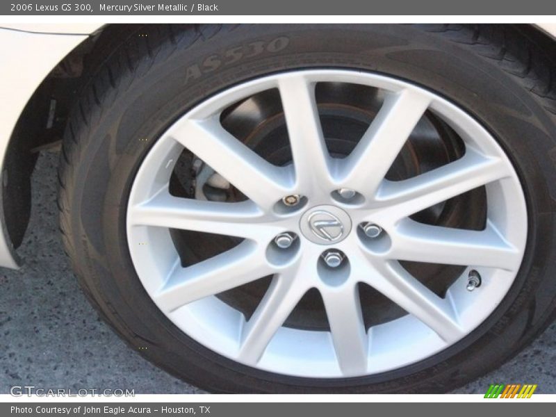 Mercury Silver Metallic / Black 2006 Lexus GS 300