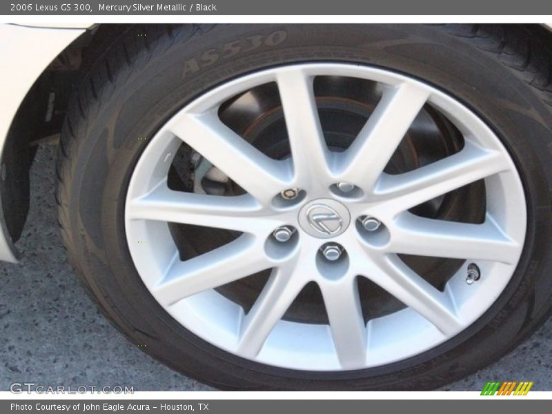 Mercury Silver Metallic / Black 2006 Lexus GS 300