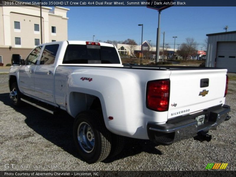 Summit White / Dark Ash/Jet Black 2016 Chevrolet Silverado 3500HD LT Crew Cab 4x4 Dual Rear Wheel