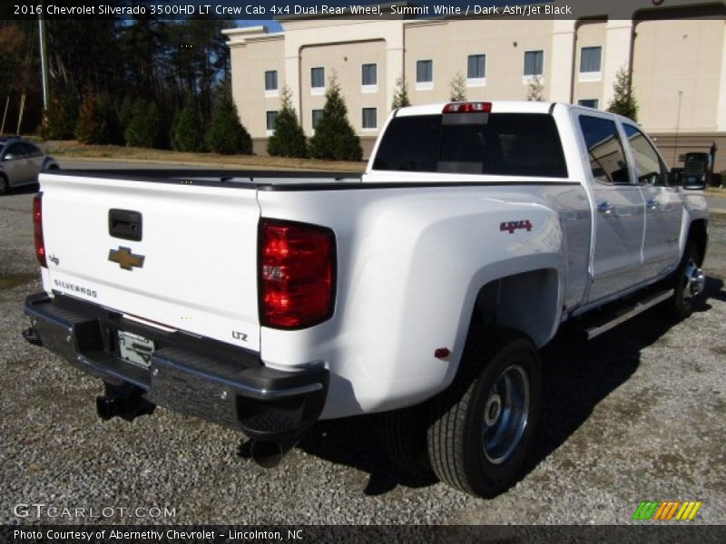 Summit White / Dark Ash/Jet Black 2016 Chevrolet Silverado 3500HD LT Crew Cab 4x4 Dual Rear Wheel