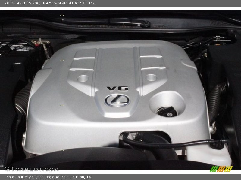 Mercury Silver Metallic / Black 2006 Lexus GS 300