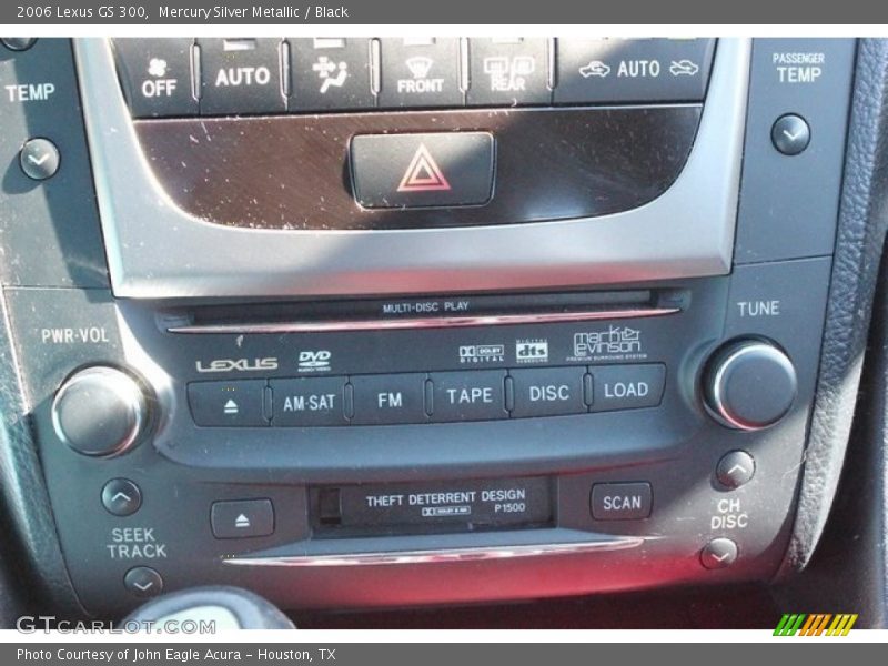 Mercury Silver Metallic / Black 2006 Lexus GS 300