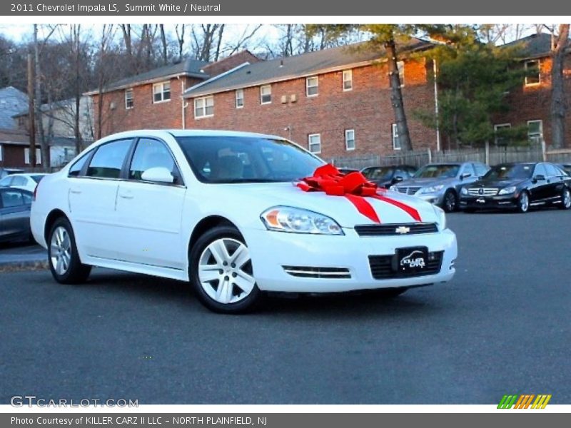 Summit White / Neutral 2011 Chevrolet Impala LS