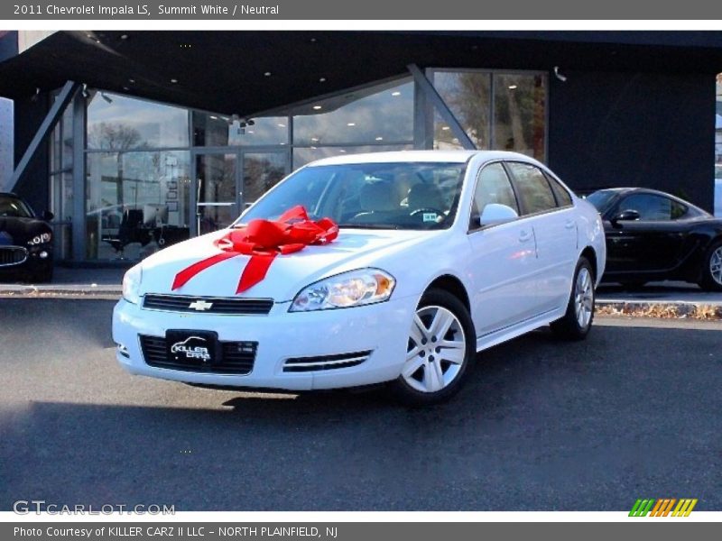 Summit White / Neutral 2011 Chevrolet Impala LS