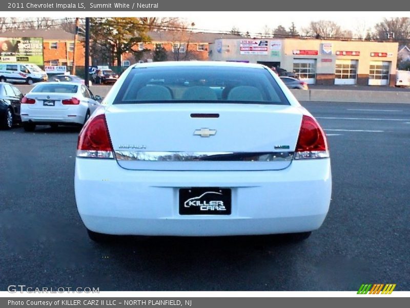 Summit White / Neutral 2011 Chevrolet Impala LS