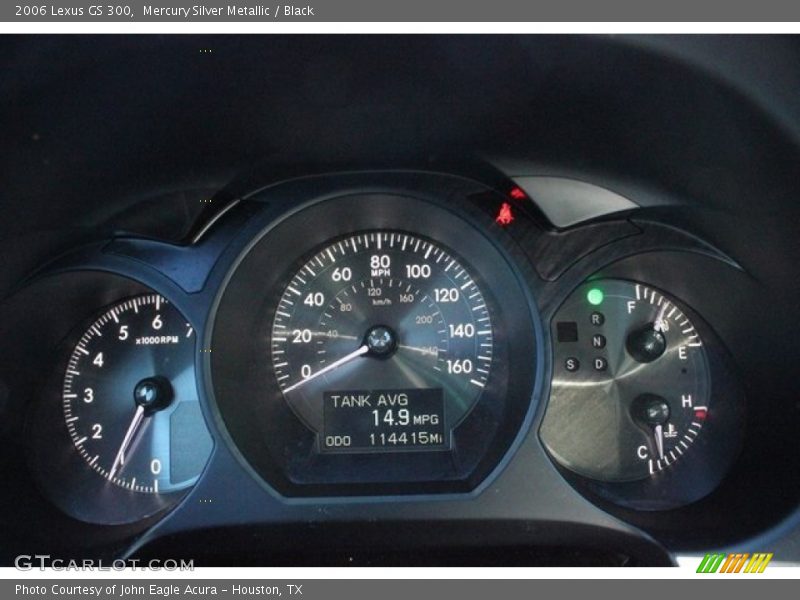 Mercury Silver Metallic / Black 2006 Lexus GS 300