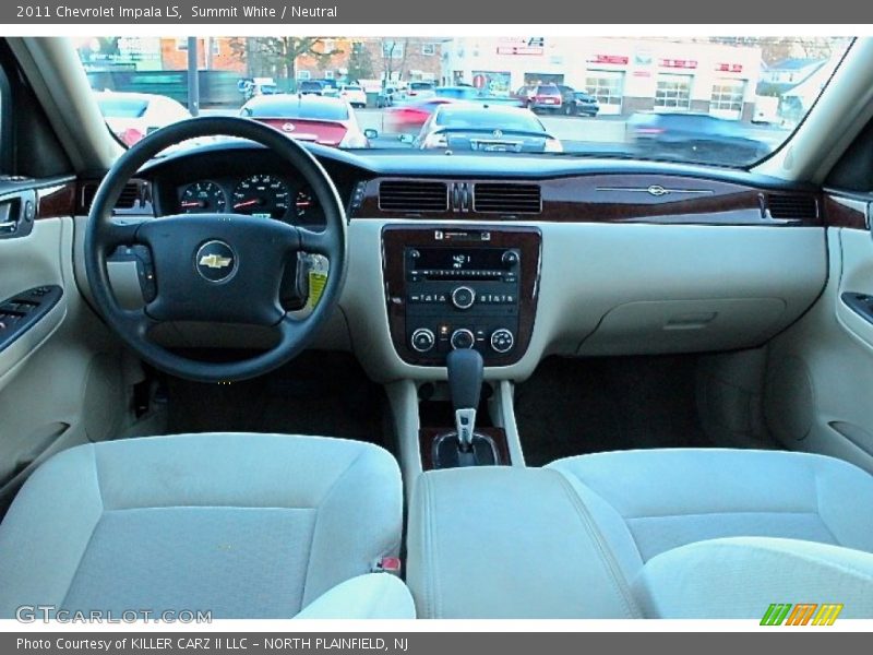 Summit White / Neutral 2011 Chevrolet Impala LS