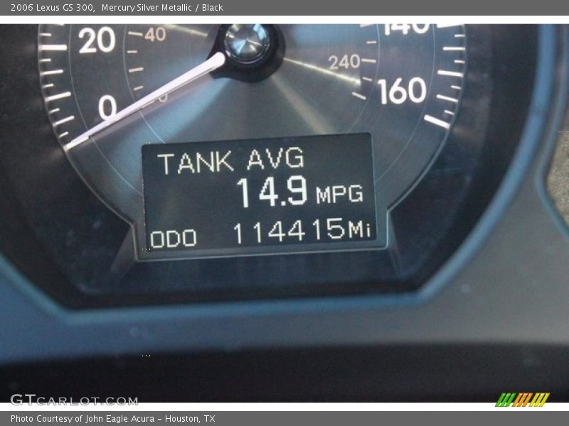 Mercury Silver Metallic / Black 2006 Lexus GS 300