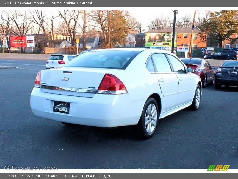 Summit White / Neutral 2011 Chevrolet Impala LS
