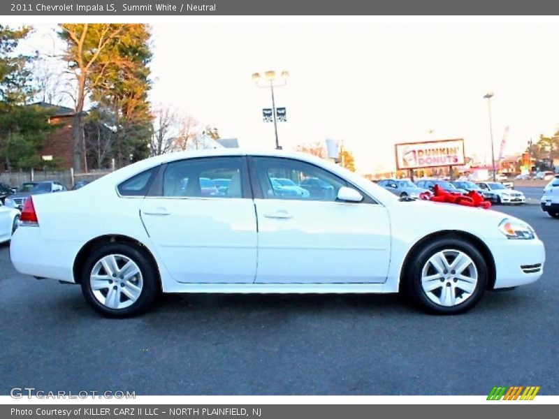 Summit White / Neutral 2011 Chevrolet Impala LS