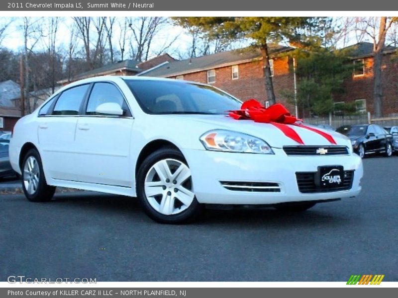 Summit White / Neutral 2011 Chevrolet Impala LS
