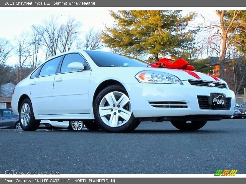 Summit White / Neutral 2011 Chevrolet Impala LS