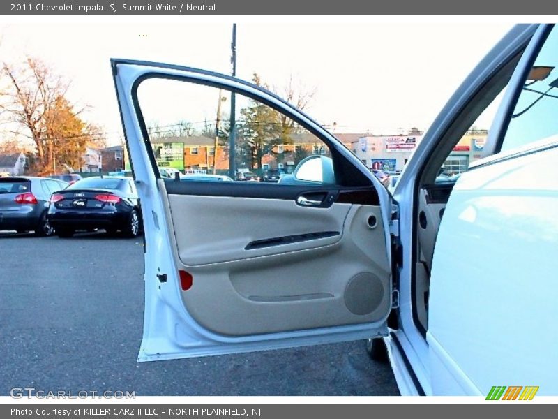 Summit White / Neutral 2011 Chevrolet Impala LS