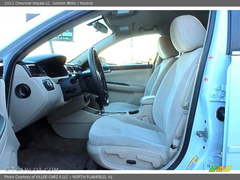 Summit White / Neutral 2011 Chevrolet Impala LS
