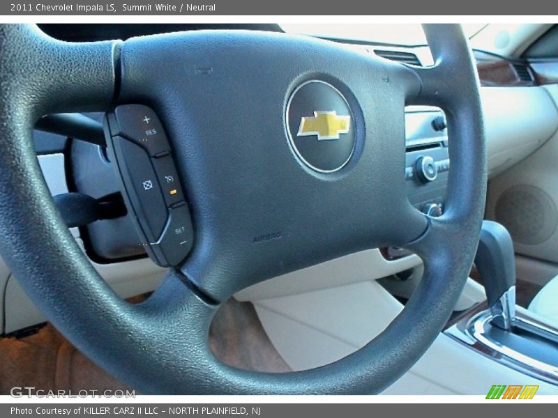 Summit White / Neutral 2011 Chevrolet Impala LS