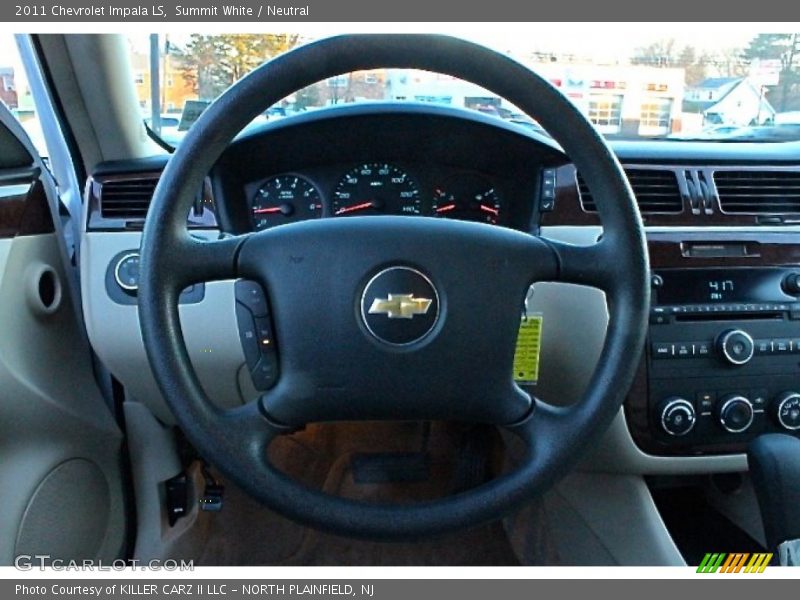 Summit White / Neutral 2011 Chevrolet Impala LS