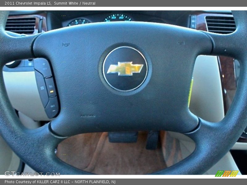 Summit White / Neutral 2011 Chevrolet Impala LS